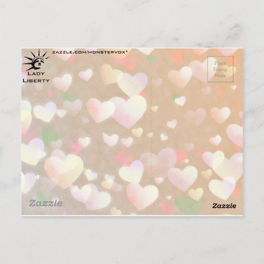 Lady Liberty Postkarte (Rückseite)