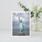 Lady Liberty Postkarte (Stehend Vorderseite)