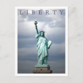 Lady Liberty Postkarte (Vorderseite)