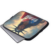 Lady Liberty Reimagined - Ein neues Gesicht der Fr Laptopschutzhülle (Vorne Knopf)