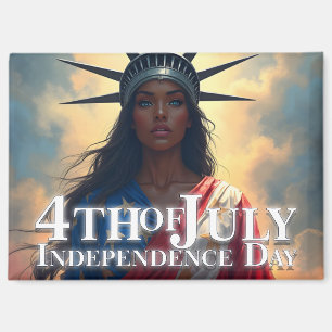 Lady Liberty Reimagined - Ein neues Gesicht der Fr Magnet
