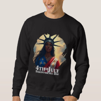 Lady Liberty Reimagined - Ein neues Gesicht der Fr Sweatshirt