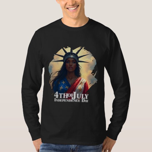 Lady Liberty Reimagined - Ein neues Gesicht der Fr T-Shirt (Vorderseite)