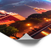 Lady Liberty says to Russia - Let Go of USA Poster (Ecke)