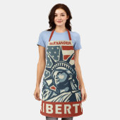 Lady Liberty Schürze (Getragen)
