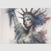 Lady Liberty Seidenpapier (Vorderseite)