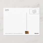 Lady Liberty (Sepia) Postkarte (Rückseite)