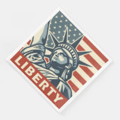 Lady Liberty Serviette (Ecke)