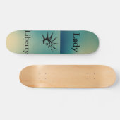 Lady Liberty Skateboard (Horizontal)