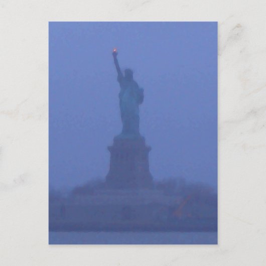 Lady Liberty The Statue of Liberty USA 4. Juli Postkarte (Vorderseite)