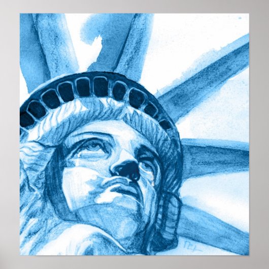 Lady Liberty Tränen Poster (Vorne)