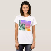 Lady Liberty und Sunrise T - Shirt (Vorne ganz)