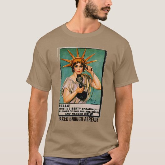 Lady Liberty - wir brauchen jetzt Millionen T-Shirt (Vorderseite)