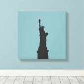 Lady Liberty Wrapped Canvas Leinwanddruck (Insitu (Holzboden))