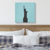 Lady Liberty Wrapped Canvas Leinwanddruck (Insitu (Schlafzimmer))