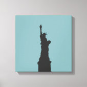 Lady Liberty Wrapped Canvas Leinwanddruck (Vorderseite)
