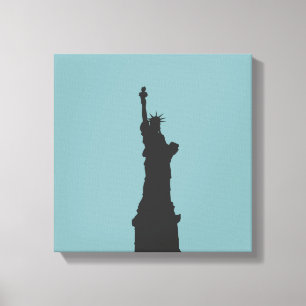 Lady Liberty Wrapped Canvas Leinwanddruck