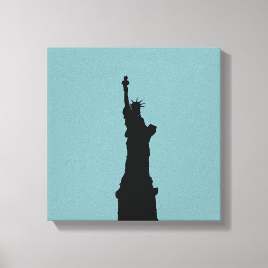 Lady Liberty Wrapped Canvas Leinwanddruck (Vorderseite)