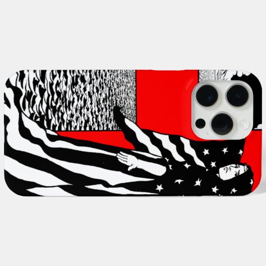 Lady Liberty WWI US Patriotic Poster 1918 Case-Mate iPhone Hülle (Rückseite (Horizontal))