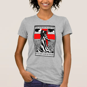 Lady Liberty WWI US Patriotic Poster 1918 T-Shirt