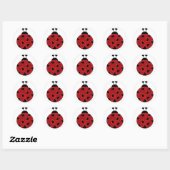 Lady Liebe Bug Stickers (Blatt)