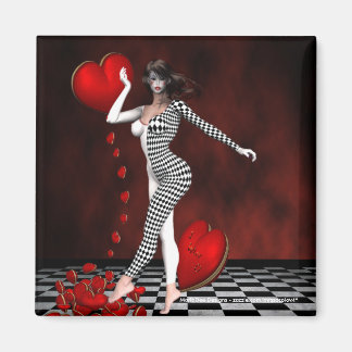 Lady Liebe Jester Magnet