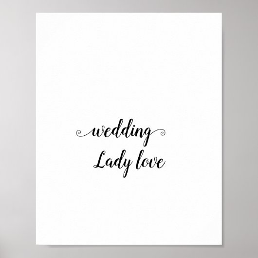 Lady Liebe Poster (Vorne)