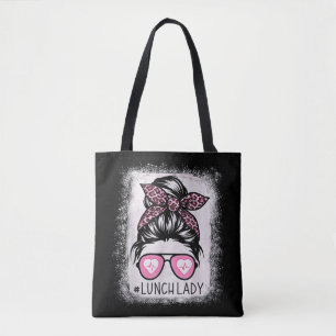Lady Life gebleicht Shirts Pink Leopard Messy Tasche
