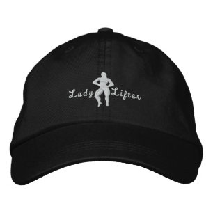 Lady Lifter bestickter Hut