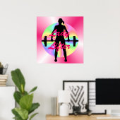Lady Lifter Poster (Heimbüro)