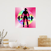 Lady Lifter Poster (Küche)