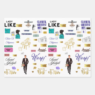 Lady Like Geschenkpapier Set