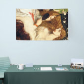 Lady Lilith (Atemberaubende Schönheit mit langem R Banner (Messeveranstaltung)