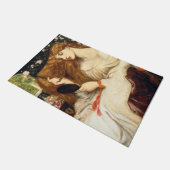 Lady Lilith (Atemberaubende Schönheit mit langem R Fußmatte (Schrägansicht)