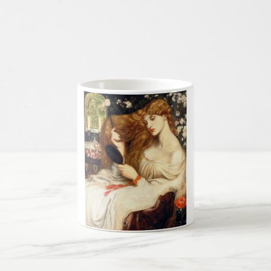 Lady Lilith (Atemberaubende Schönheit mit langem R Kaffeetasse (Mittel)