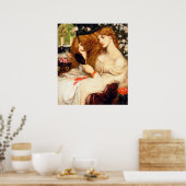 Lady Lilith (Atemberaubende Schönheit mit langem R Poster (Küche)