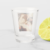 Lady Lilith (Atemberaubende Schönheit mit langem R Schnapsglas (Rückseite)