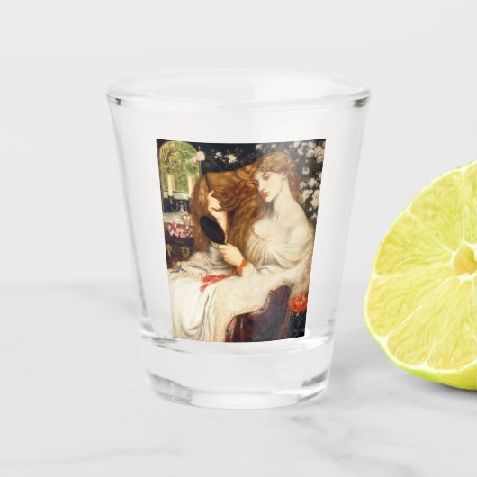 Lady Lilith (Atemberaubende Schönheit mit langem R Schnapsglas (Vorderseite)