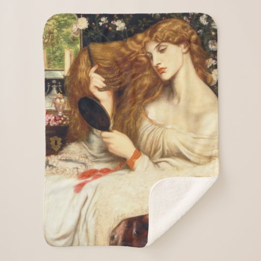 Lady Lilith (Atemberaubende Schönheit mit langem R Sherpadecke (Vorderseite)