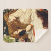 Lady Lilith (Atemberaubende Schönheit mit langem R Sherpadecke (Vorderseite (Horizontal))