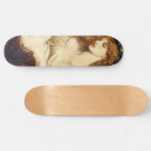Lady Lilith (Atemberaubende Schönheit mit langem R Skateboard (Horizontal)