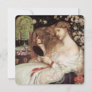 Lady Lilith von Rossetti, viktorianisches Porträt 
