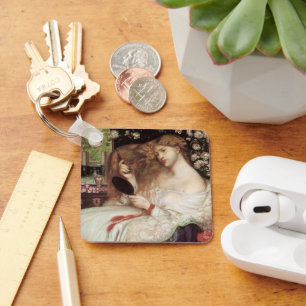 Lady Lilith von Rossetti, viktorianisches Porträt  Schlüsselanhänger