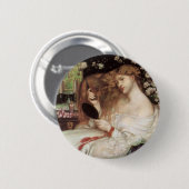 Lady Lilith von Rossetti, Vintage viktorianisches Button (Vorne & Hinten)