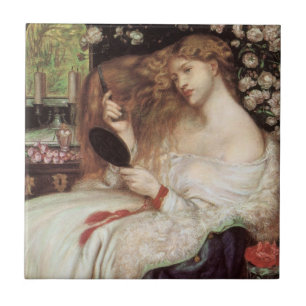 Lady Lilith von Rossetti, Vintage viktorianisches  Fliese