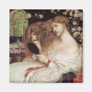 Lady Lilith von Rossetti, Vintage viktorianisches  Magnet
