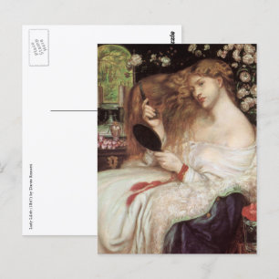 Lady Lilith von Rossetti, Vintage viktorianisches  Postkarte