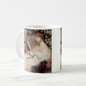 Lady Lilith von Rossetti, Vintager Viktorianischer Kaffeetasse (Vorderseite Links)