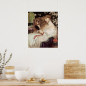 Lady Lilith von Rossetti, Vintager Viktorianischer Poster (Küche)