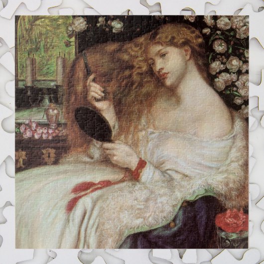 Lady Lilith von Rossetti, Vintager Viktorianischer Puzzle